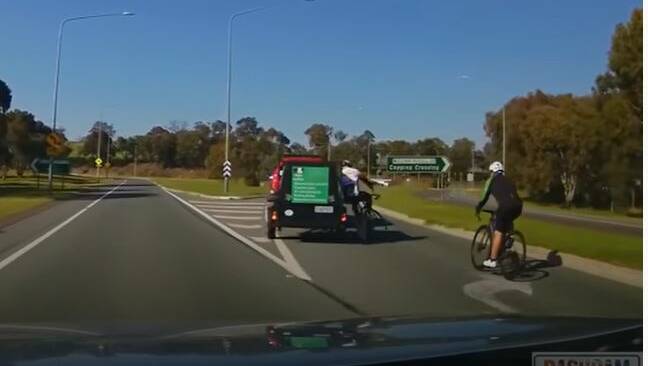 The driver in this October 2020 incident only received a $393 fine. Picture: Supplied
