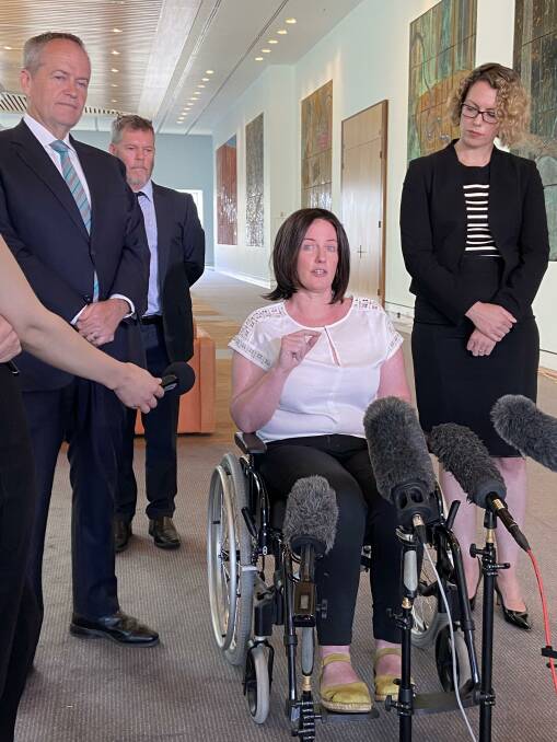 Canberra woman Sarah Mamalai is concerned she won't be able to continue with her normal life after the NDIS changed transport funding rules. Picture: Sally Whyte