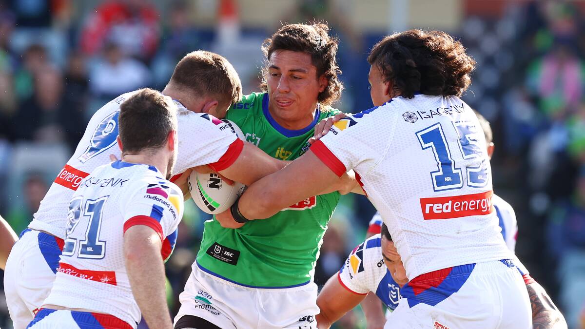 Raiders coach Ricky Stuart says Joe Tapine could captain New Zealand. Picture: Getty Images