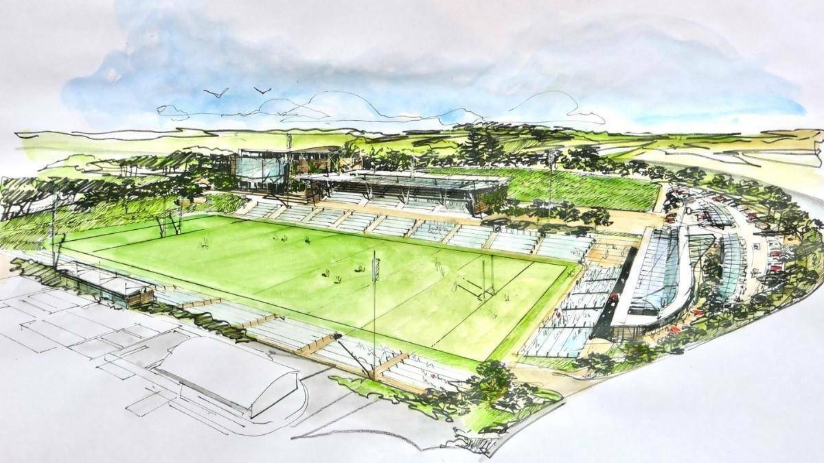 A redeveloped Viking Park stadium could also include a centre of excellence for an A-League team. Picture supplied