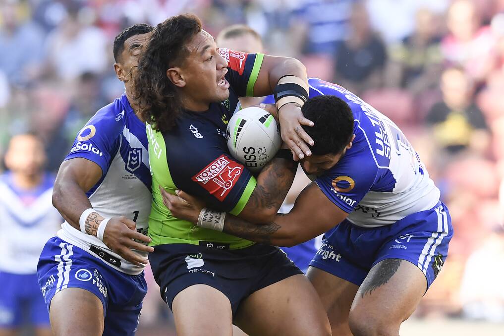 Josh Papalii was sent off for a high shot and could find himself in trouble with the judiciary. Picture: Getty Images