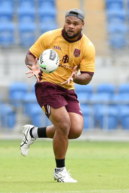 Raiders prop Dunamis Lui has kept his spot in the Queensland 17. Picture: Getty Images