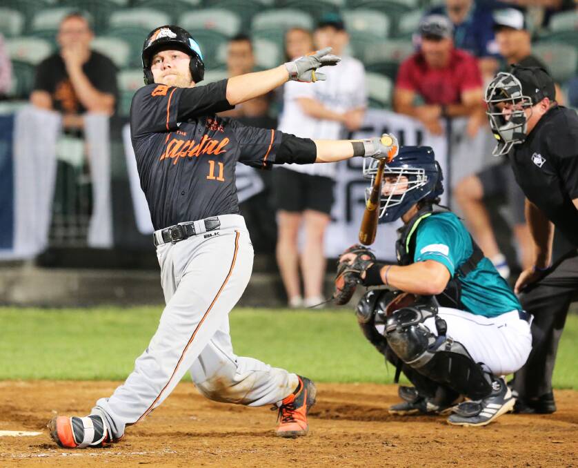 Cavalry outfielder Kyle Pekins is confident the smoke won't stop their series going ahead. Picture: SMP Images