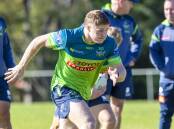 Raiders hooker Zac Woolford is playing for his NRL career. Picture: Keegan Carroll