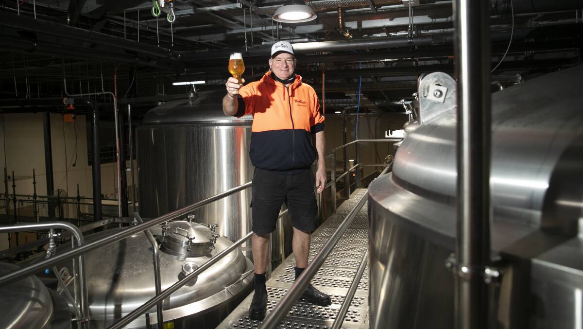 BentSpoke brewer Richard Watkins is a two-time Australian champion brewer. Picture: Keegan Carroll