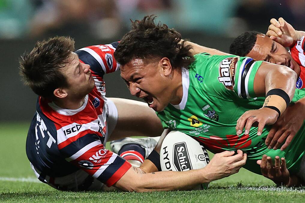 Papalii made a habit of scoring against the Roosters at the SCG. Picture: Getty Images