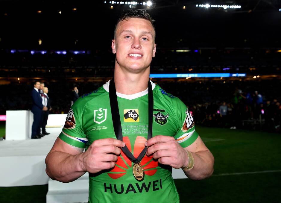 The Raiders will look to extend Jack Wighton's contract as soon as they get over their grand final hangover. Picture: NRL Imagery