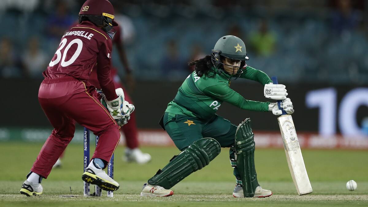 Pakistan opener Muneeba Ali scored 25 runs off 26 balls. Picture: Getty Images