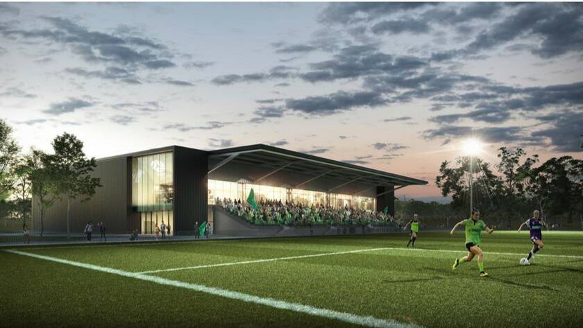 There's room for the Throsby Home of Football to grow for an A-League Men's team. Picture supplied