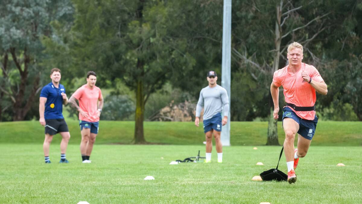 Schneider, having made his NRL debut this year, is looking to add some speed to his game. Picture: Sitthixay Ditthavong