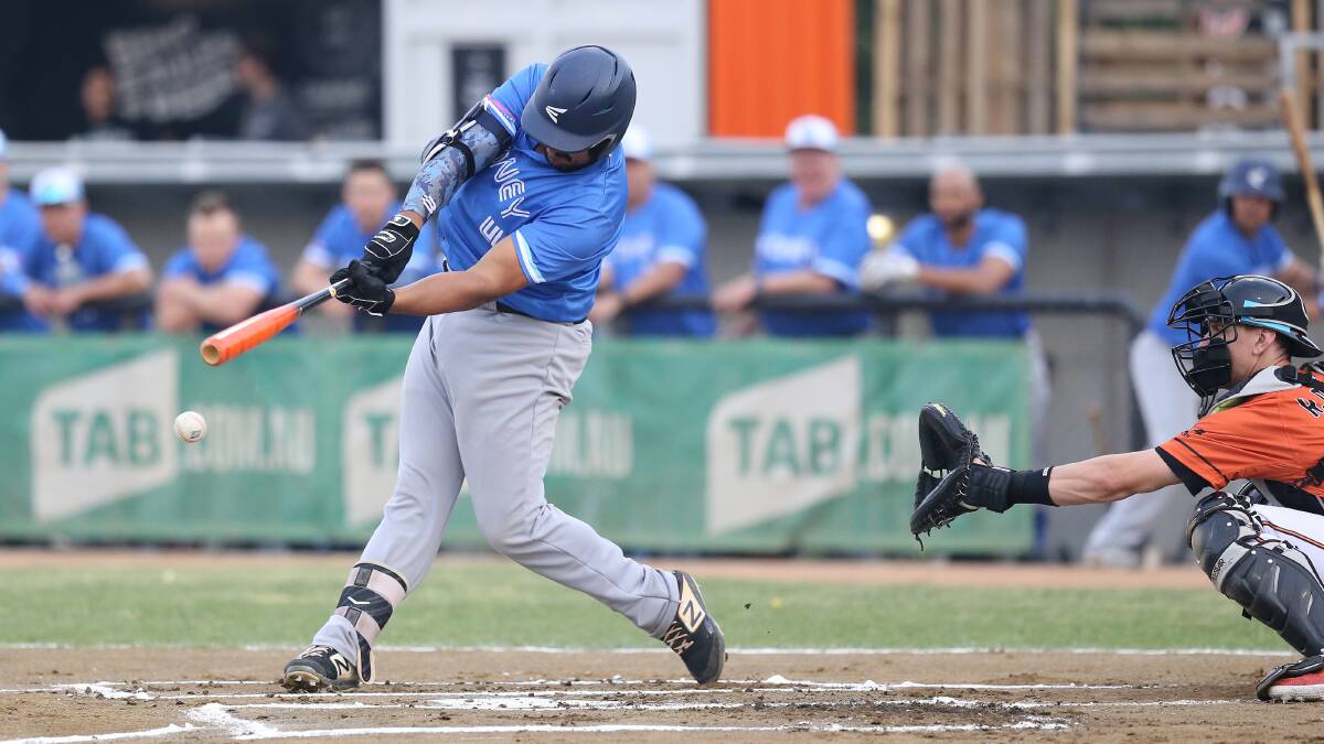 Boss Moanaroa's three-run homer started the rot for his old club. Picture: SMP Images