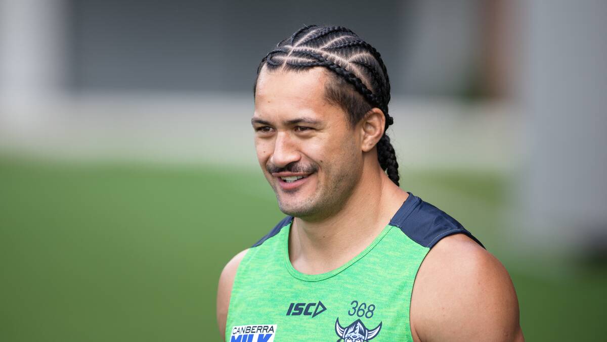 Corey Harawira-Naera was one of four Raiders named in the NRL All Star squads. Picture by Sittixay Ditthavong