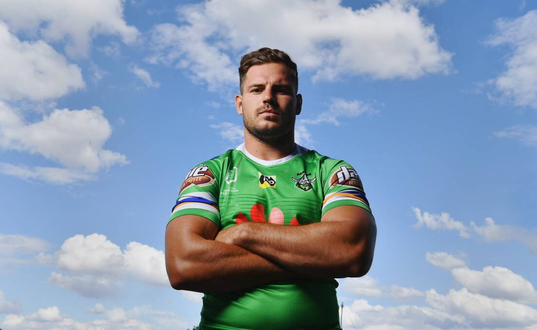 Raiders halfback Aidan Sezer says it's amazing to end his rollercoaster season in a grand final. Picture: NRL Imagery