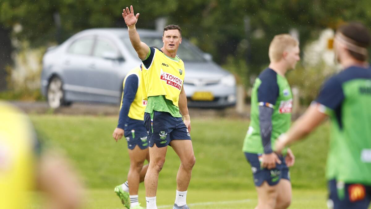 Raiders star Jack Wighton has retired from representative football, ruling him out of this year's Origin series. Picture by Keegan Carroll