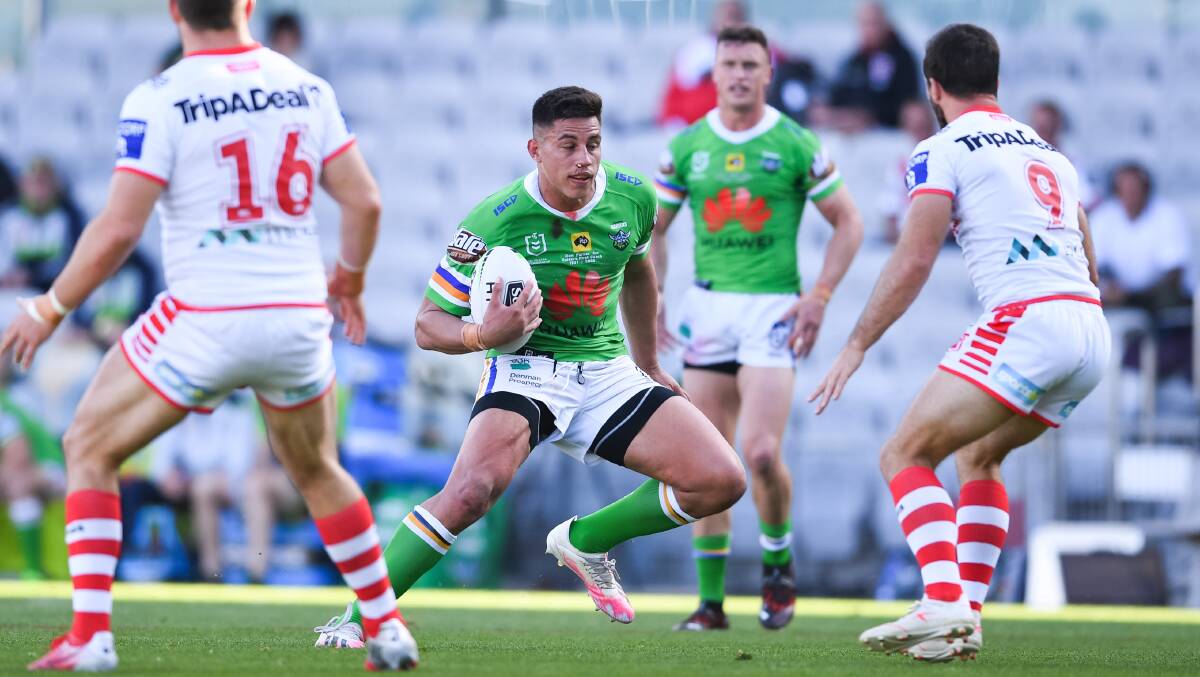 Joe Tapine was excellent for the Green Machine. Picture: NRL Imagery