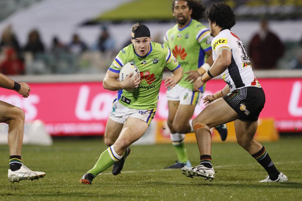 Luke Bateman has brought an end to his time with the Canberra Raiders. Picture: NRL Imagery
