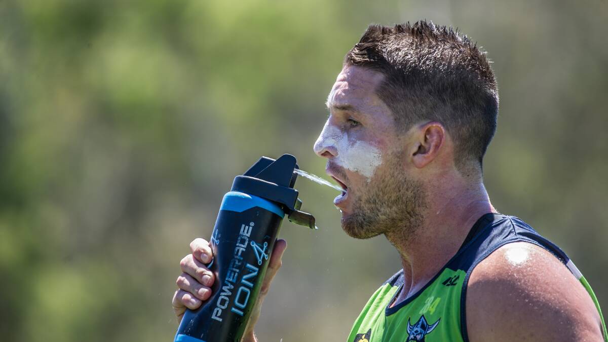 It's going to be a hot start to the NRL season for the Green Machine with their first two games in Queensland and they might take advantage of it with a two-week camp. Picture by Karleen Minney