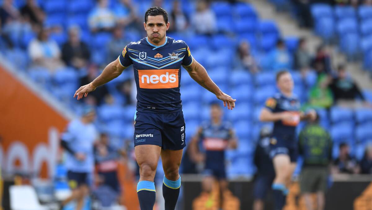 Titans co-captain Jamal Fogarty should become a Raiders this week. Picture: Getty Images