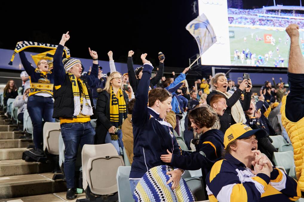 The Brumbies have called for their fans to rally around them for the Waratahs game. Picture: Matt Loxton