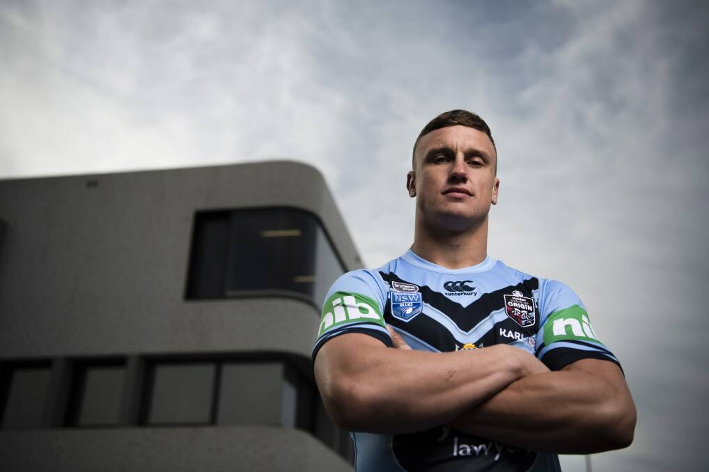 Raiders five-eighth Jack Wighton says the Blues camp is about 2019 behind them and focussing on next season. Picture: NRL Imagery