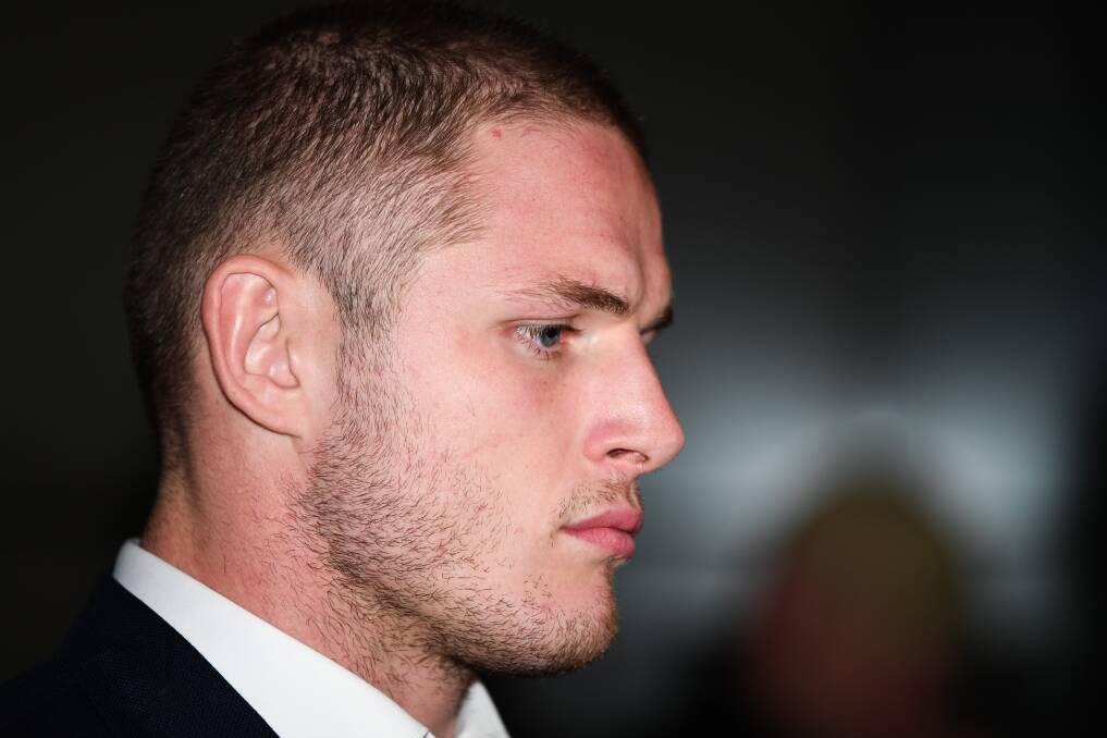 Rabbitohs prop George Burgess could be a late withdrawal ahead of the preliminary final against the Raiders. Picture: NRL Imagery
