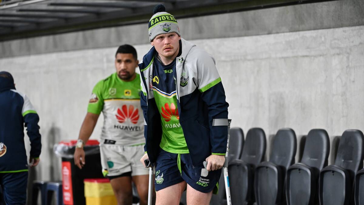 Raiders lock Corey Horsburgh will miss three months with a foot injury. Picture: NRL Imagery