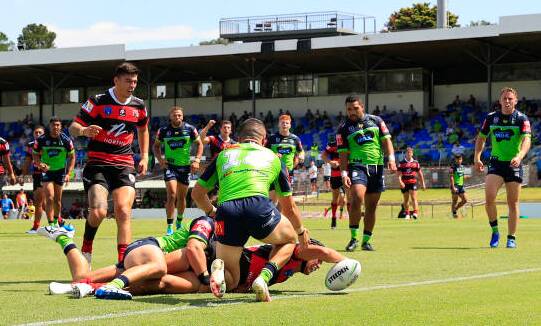 Roosters young gun Joseph Suaalii scored a brace for the North Sydney Bears. Picture: Getty Images