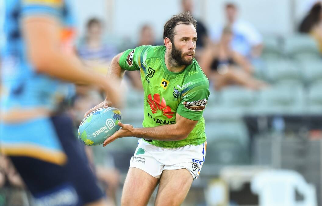 Raiders half Matt Frawley has been upgraded to the top 30. Picture: NRL Imagery