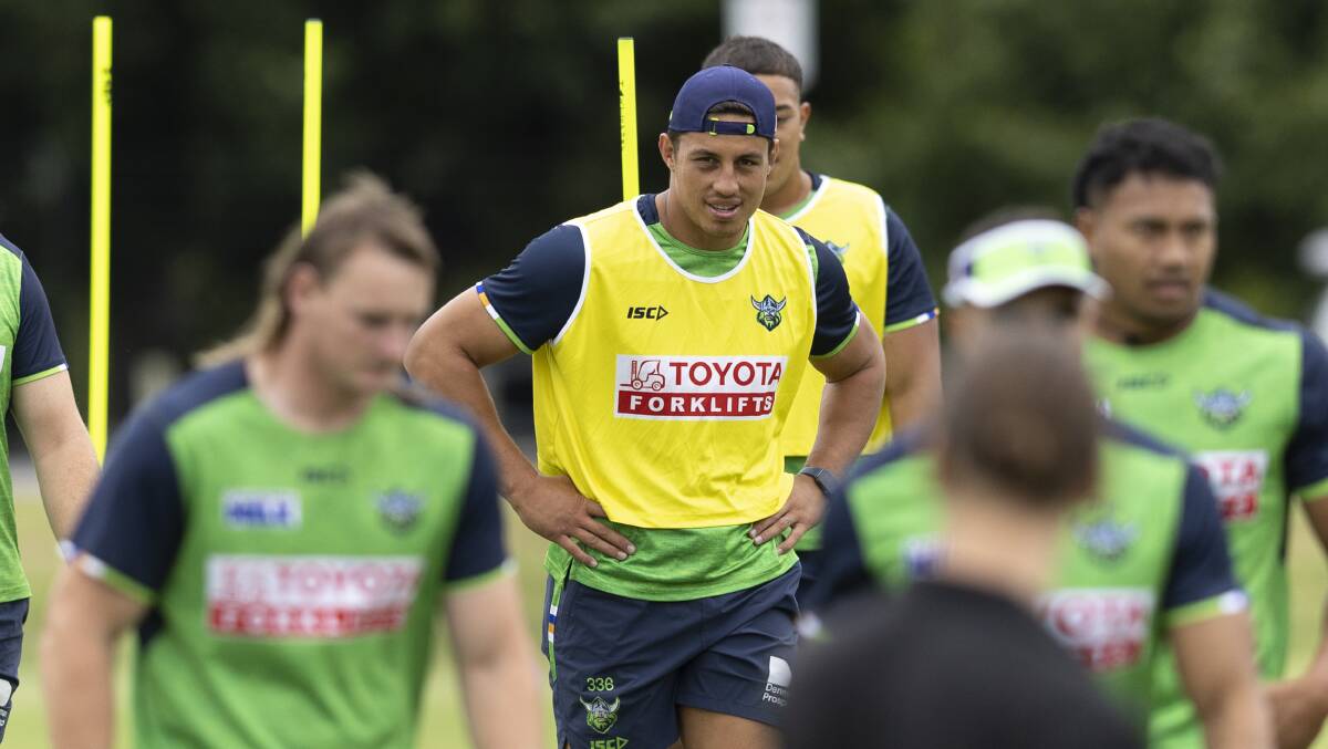 Canberra Raiders prop Joe Tapine's hoping this year's NRL All Stars game can have a similar effect as it did last season. Picture by Keegan Carroll