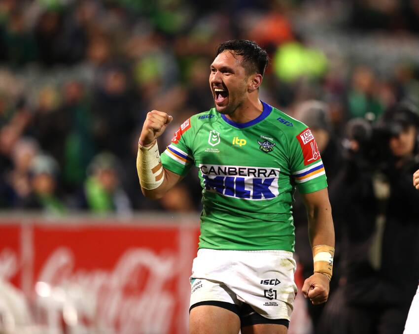 Everlimegreen Jordan Rapana had an outstanding second half of the season that's helped him re-sign for two more years. Picture: Keegan Carroll