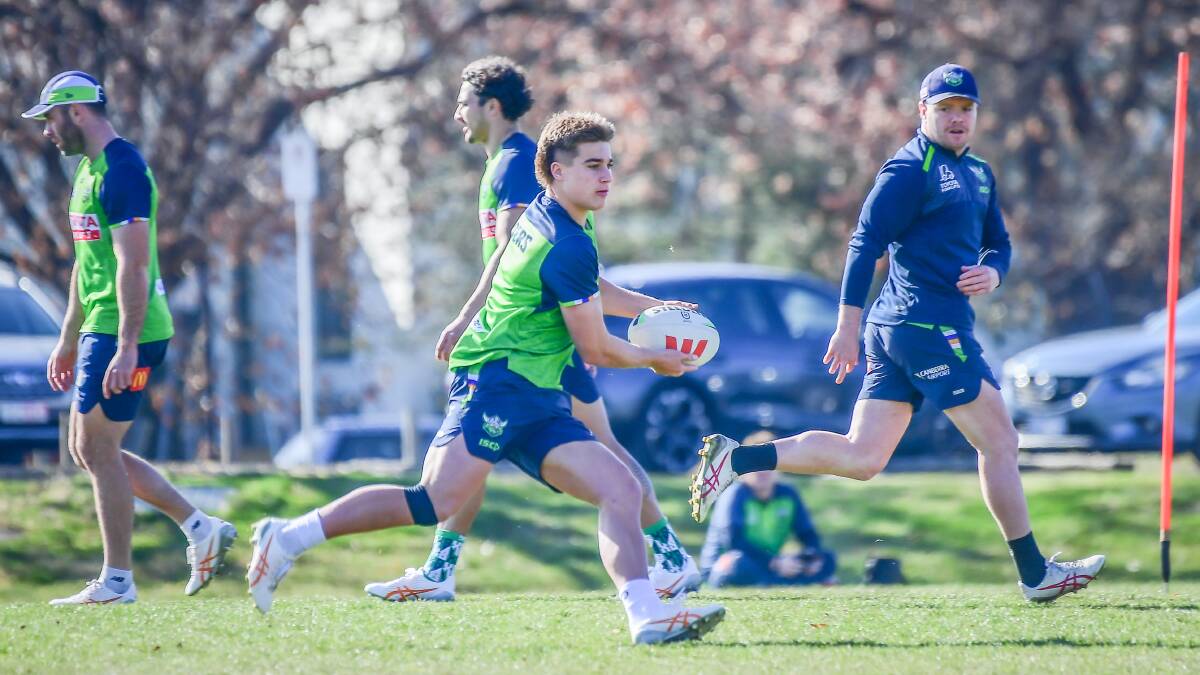 Chevy Stewart impressed in NSW Cup this year and is set to make his NRL debut in 2024. Picture by Karleen Minney