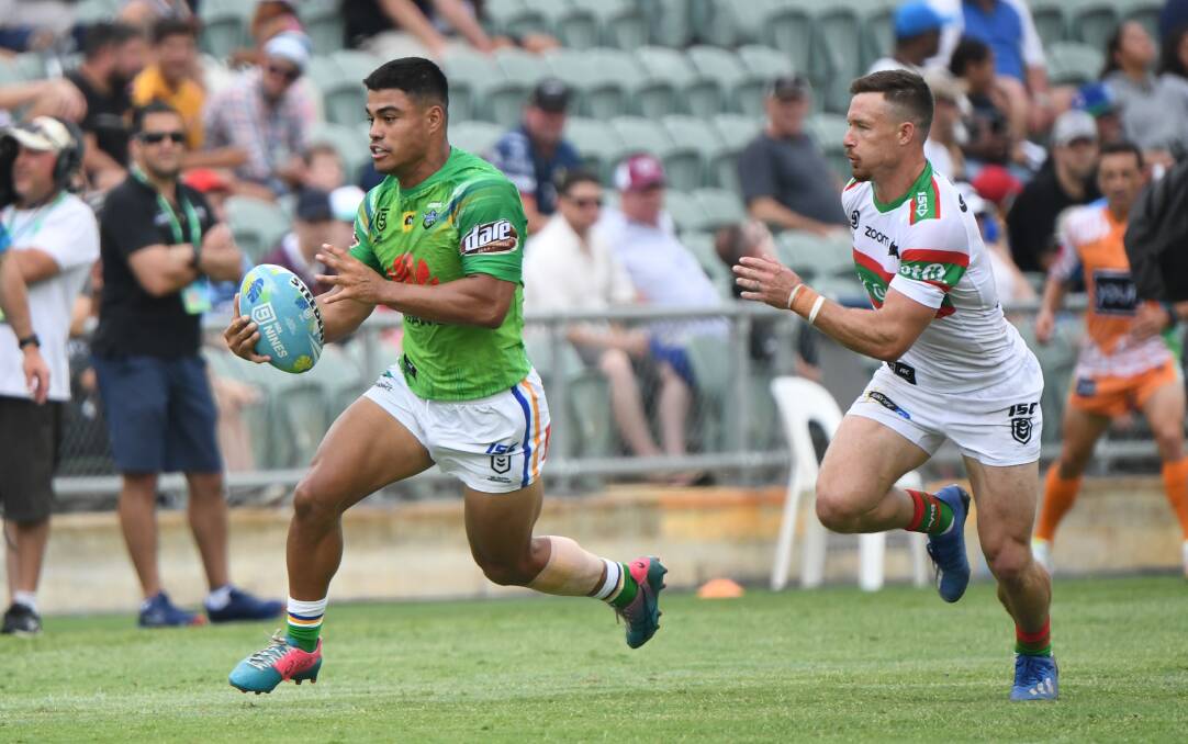 Raiders outside back Matt Timoko will make his NRL debut off the bench. Picture: NRL Imagery