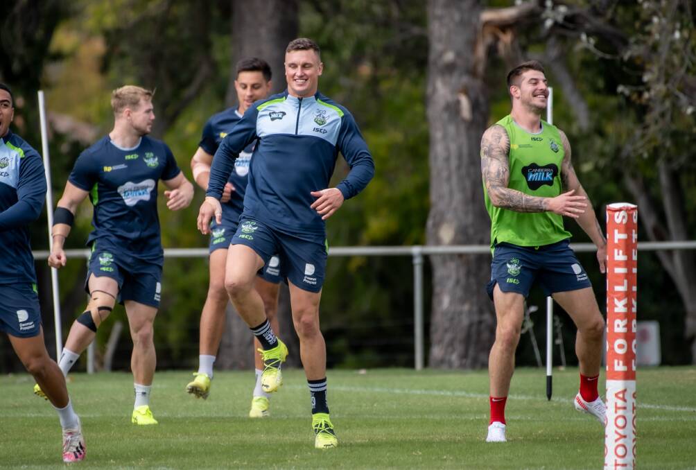 Jack Wighton hopes the big stage can spark the Raiders' attack. Picture: Karleen Minney