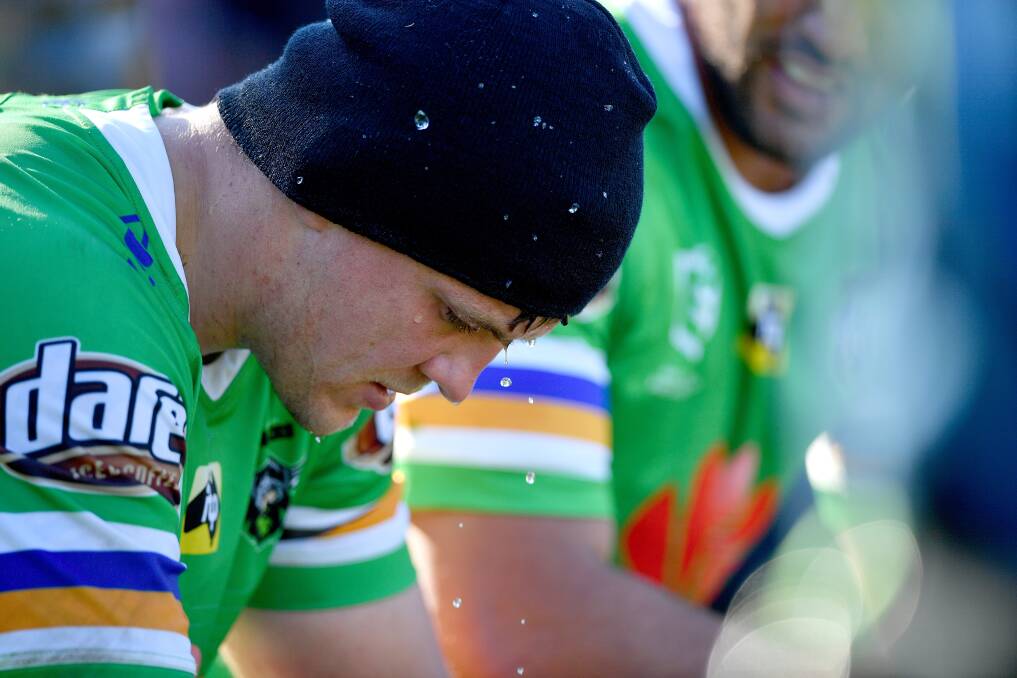 Raiders prop Ryan Sutton says he's let himself and his teammates down by getting suspended. Picture: NRL Imagery