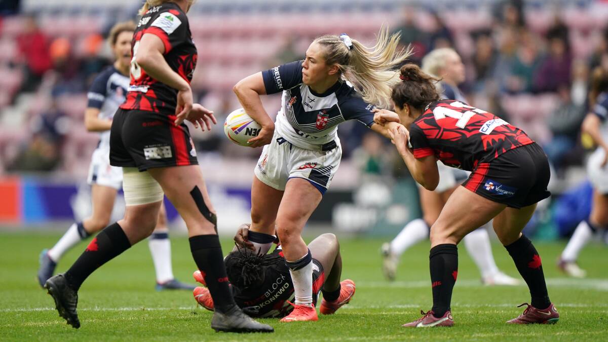 England's Hollie-Mae Dodd has signed with the Raiders. Picture Getty Images