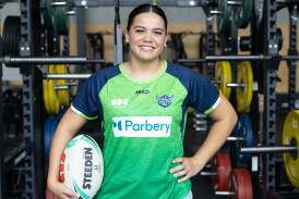 New Raiders prop Jaida Faleono was a member of the Aussie 7s development squad. Picture supplied