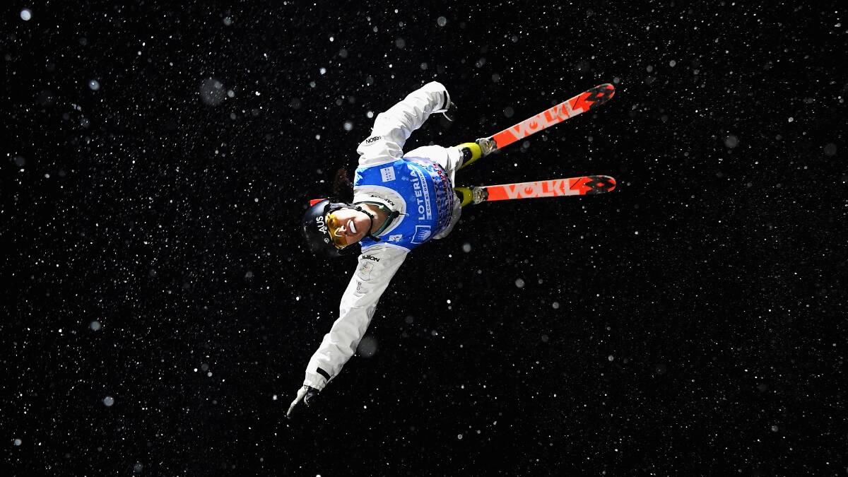 Canberra's Laura Peel is one of the favourites for the gold medal in the women's aerials, which start on Sunday night. Picture: Getty Images