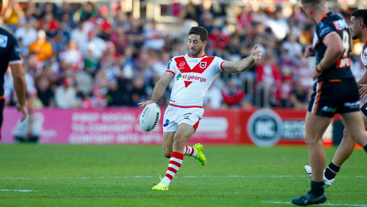 The Raiders will target Dragons halfback Ben Hunt. Picture: Anna Warr