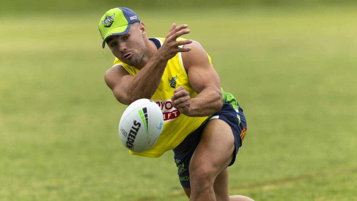 Harley Smith-Shields is on the verge of re-signing with the Canberra Raiders. Picture by Keegan Carroll