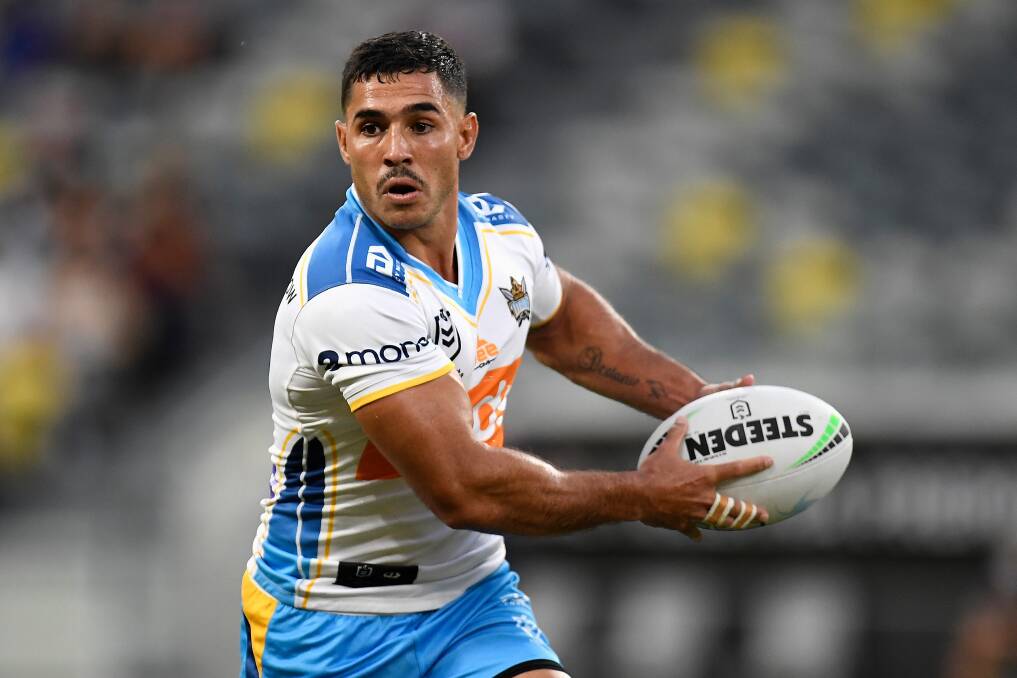The Titans won't grant Jamal Fogarty a release to join the Raiders. Picture: Getty Images