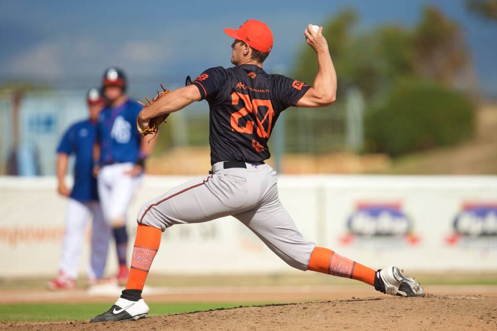 Cavalry reliever Josh Warner produced a great pitching stint out of the bullpen. Picture: SMP Images