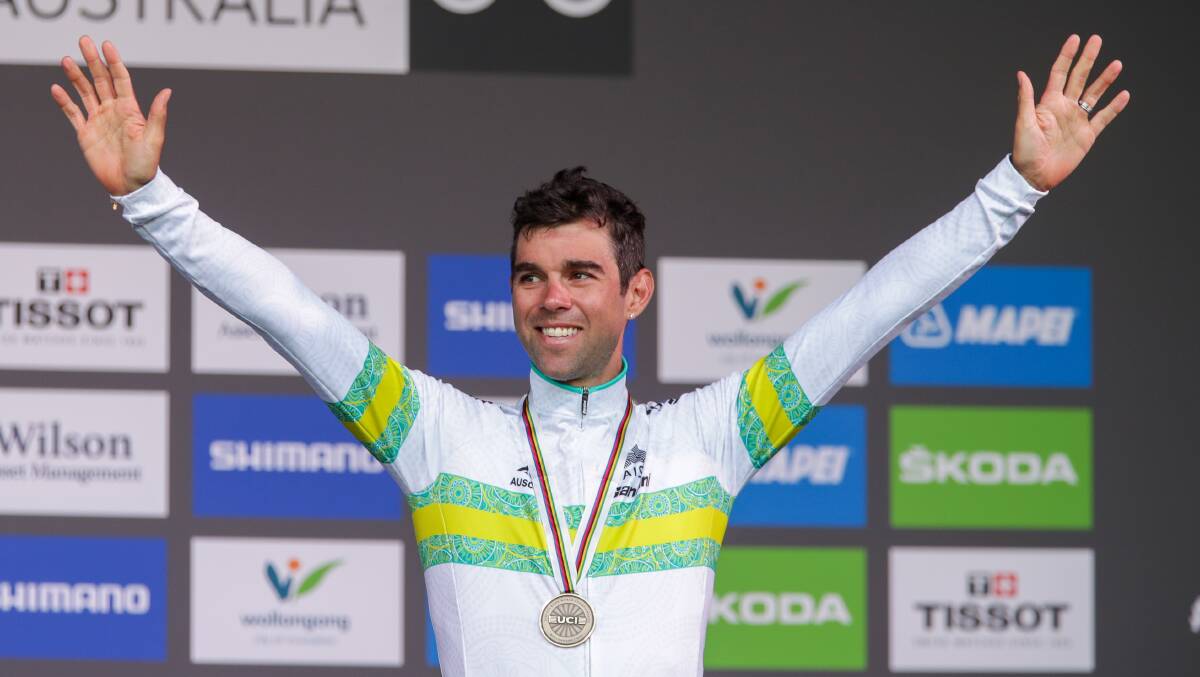 Canberra cyclist Michael Matthews is hungry to turn his bronze and silver medals into world championship gold next year. Picture by Adam McLean