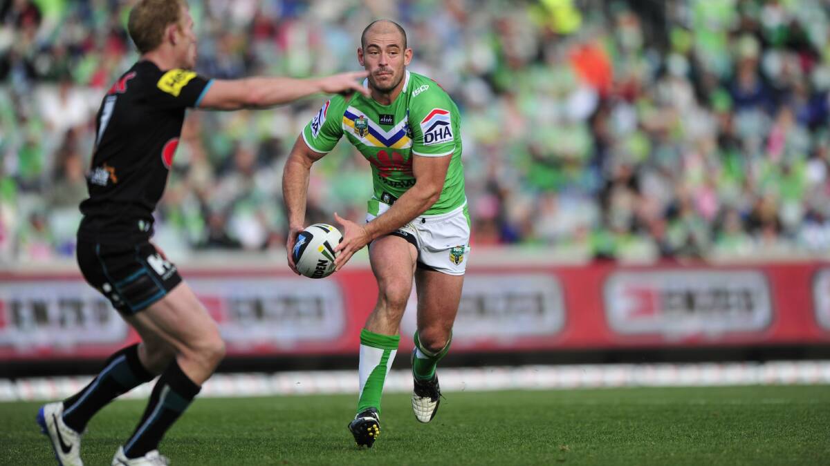 Former Raiders captain Terry Campese expected the Green Machine to be confident after thrashing Manly. Picture by Melissa Adams