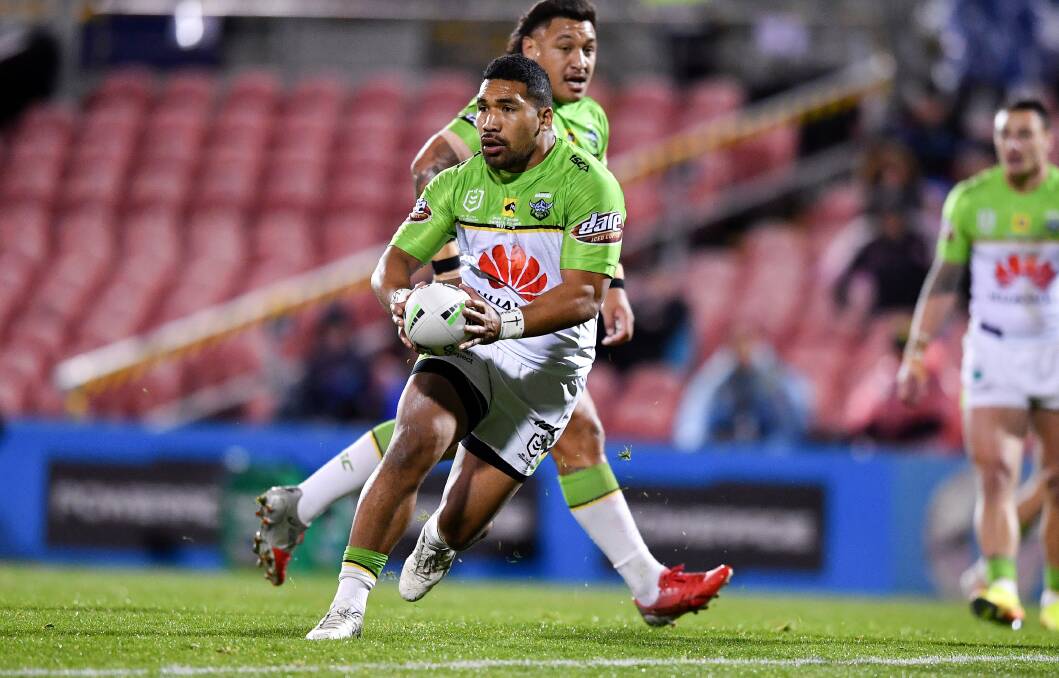 Raiders hooker Siliva Havili is a chance of playing the Broncos. Picture: NRL Imagery
