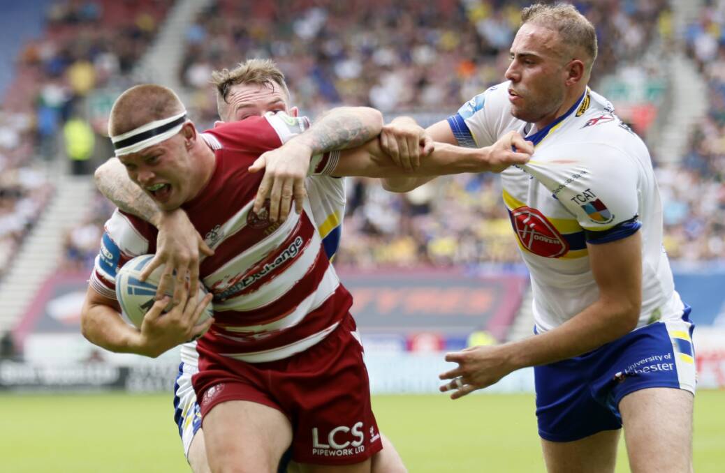The Raiders are interested in signing Wigan lock Morgan Smithies. Picture Getty Images