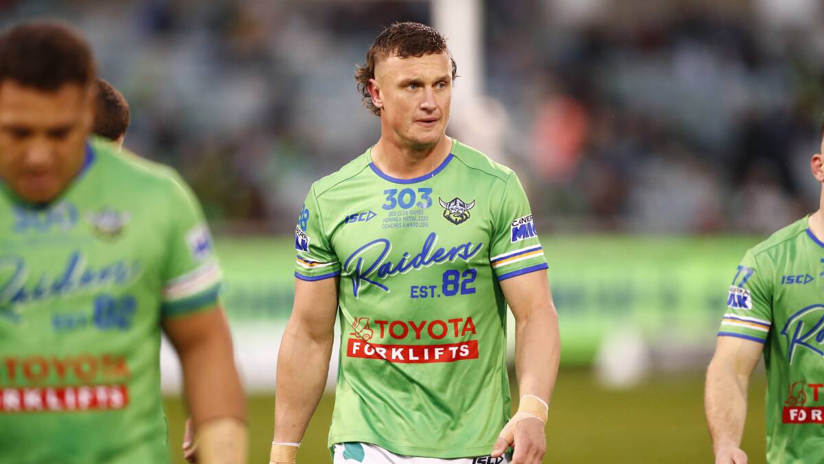 Raiders new chairman Dennis Richardson wants Jack Wighton to stay with the Green Machine. Picture by Keegan Carroll