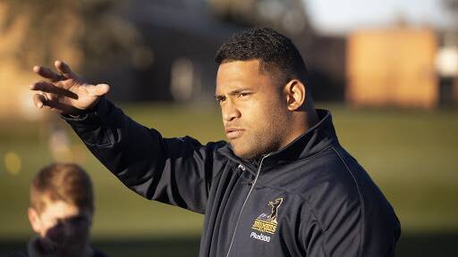 Brumbies prop Scott Sio is looking forward to finding out the final draw, which is looking like being a 12-week competition including finals. Picture: Sitthixay Ditthavong