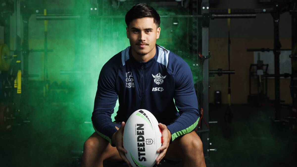 Raiders recruit Kaeo Weekes has his sights set on the No.6 jersey. Picture by Keegan Carroll