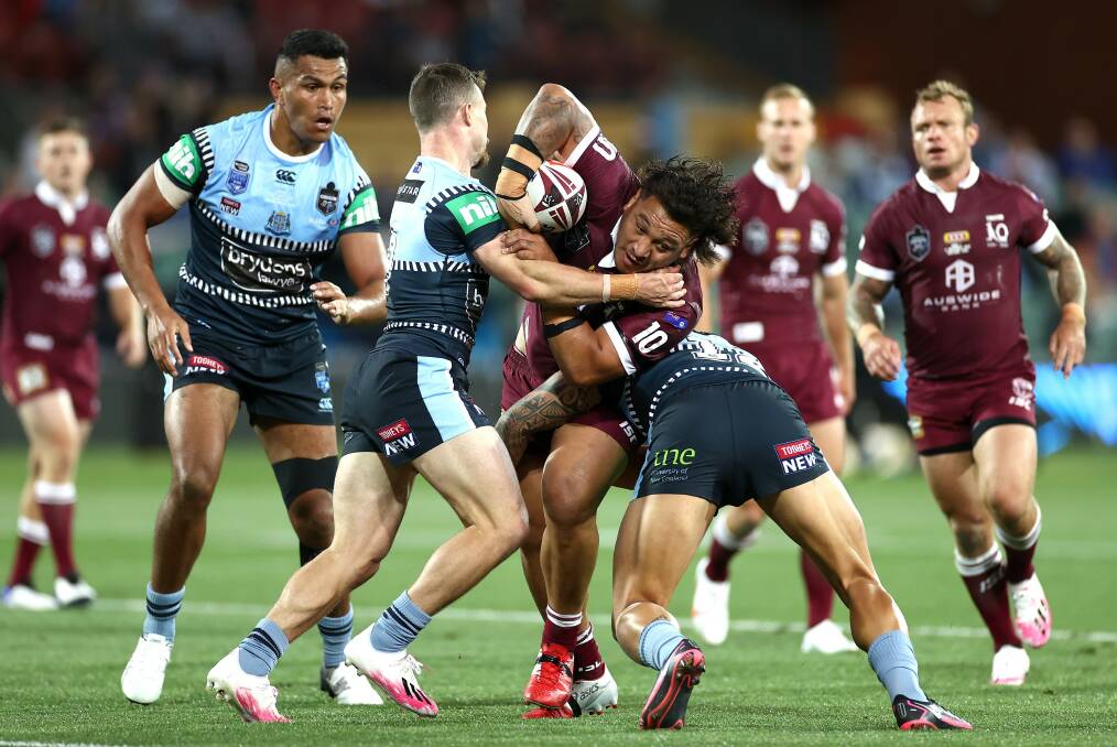 Queensland coach Wayne Bennett said they won it in the first half even though they were trailing 10-0 at the break. Picture: Getty Images