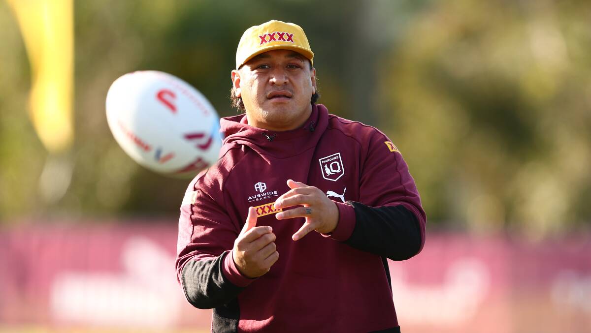 Perth's a must-win for the most-experienced Origin player on the park, Josh Papalii. Picture: Getty Images